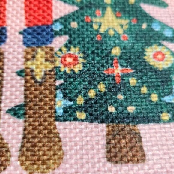 Pink Nutcracker Pillow Cover Decorative Case Accent Xmas Holiday Christmas Decor - Picture 8 of 10